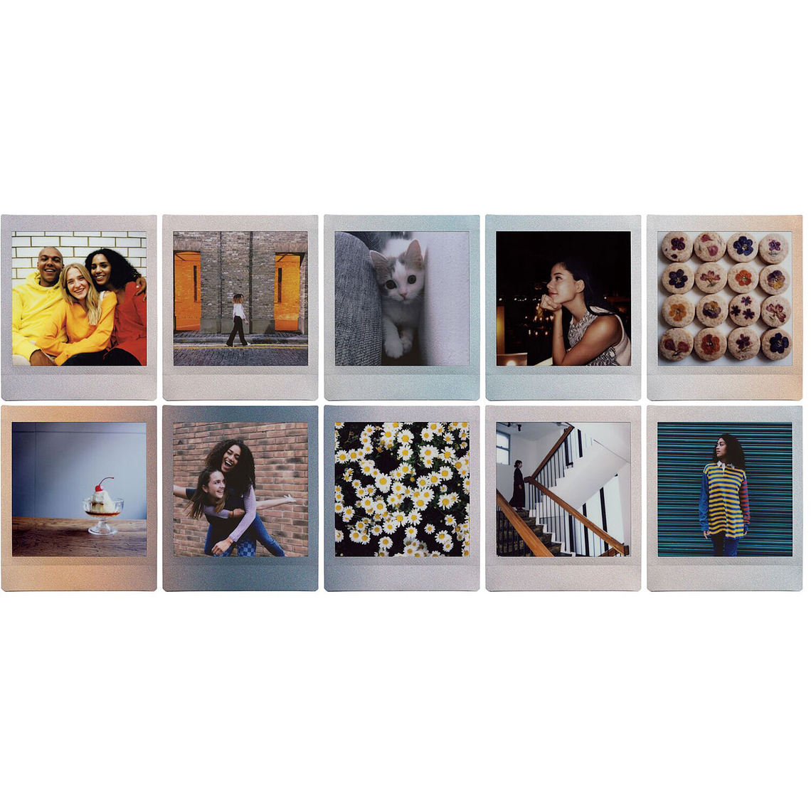 Fujifilm instax SQUARE Film Instantaneo 10 Fotos Borde Con Diseño SUNSET 2