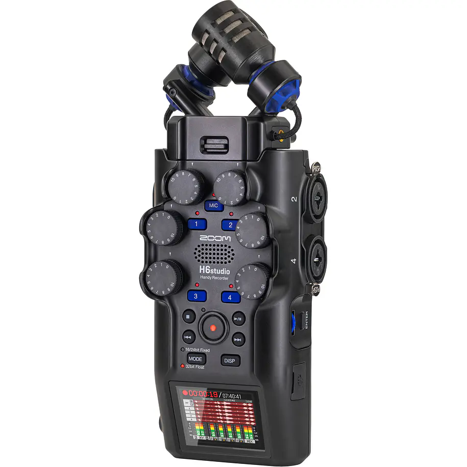 Zoom H6studio Grabadora Portátil de 6 pistas Con Grabación en 32‑Bit Float 2