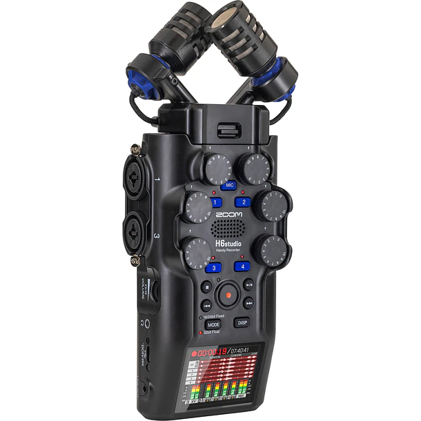 Zoom H6studio Grabadora Portátil de 6 pistas Con Grabación en 32‑Bit Float 5