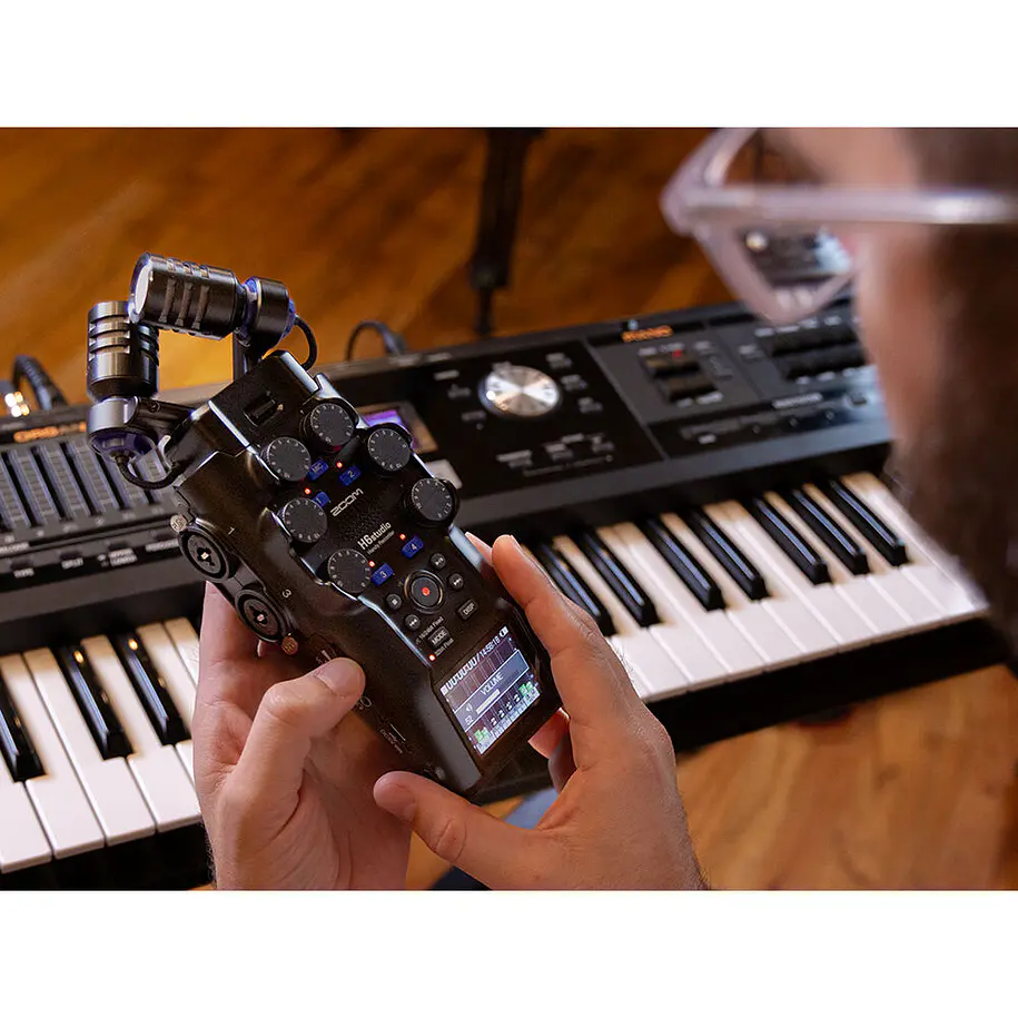 Zoom H6studio Grabadora Portátil de 6 pistas Con Grabación en 32‑Bit Float 6