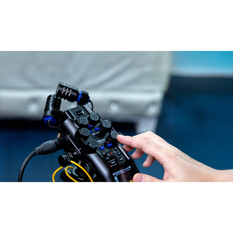 Zoom H6studio Grabadora Portátil de 6 pistas Con Grabación en 32‑Bit Float 7