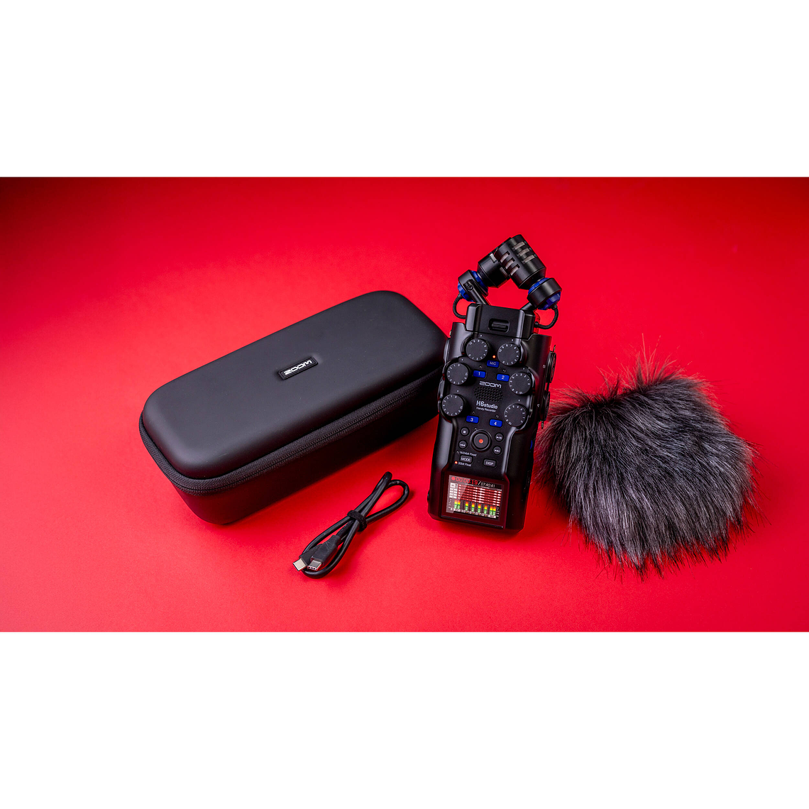 Zoom H6studio Grabadora Portátil de 6 pistas Con Grabación en 32‑Bit Float 12