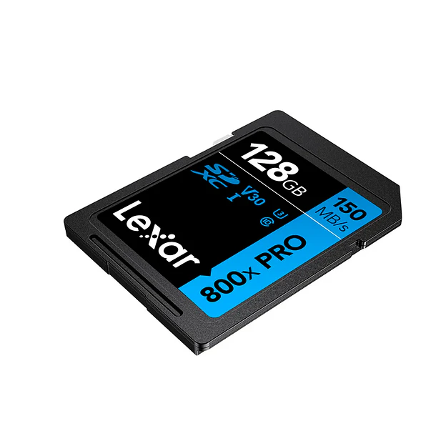 Lexar Tarjeta Memoria Lexar 128GB SDXC 800XPRO V30 UHS-I 150MB/s 3