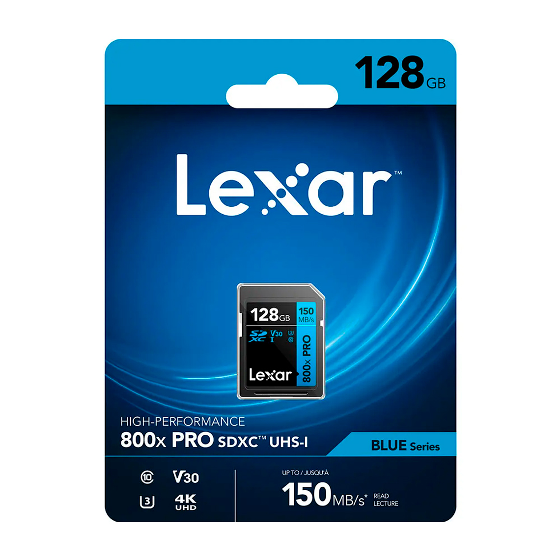 Lexar Tarjeta Memoria Lexar 128GB SDXC 800XPRO V30 UHS-I 150MB/s 6