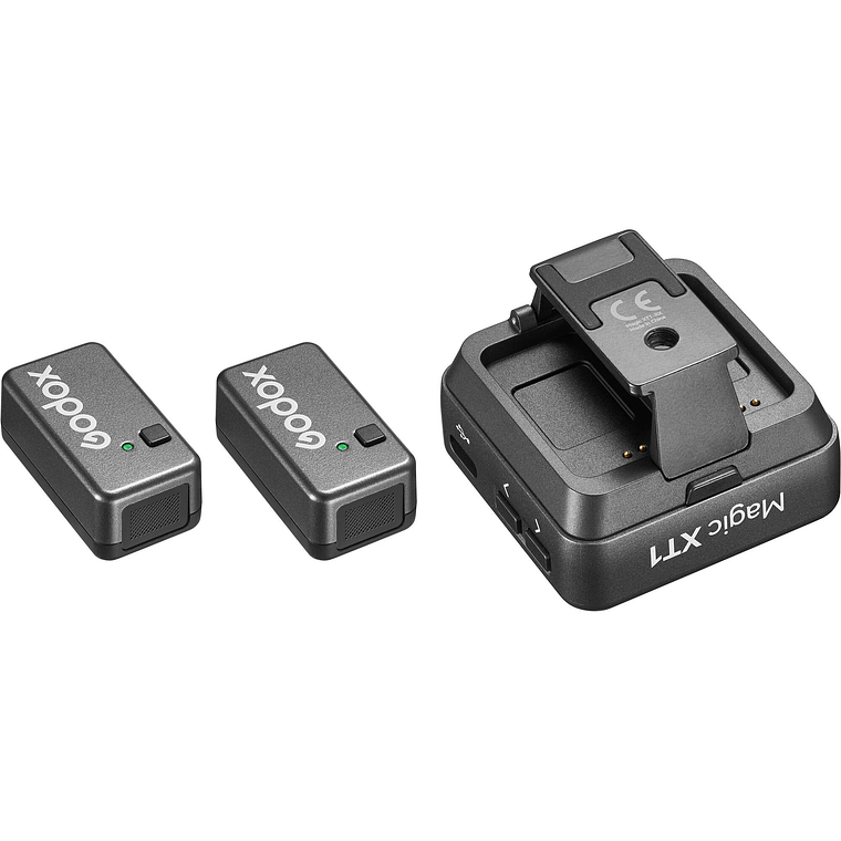 Godox Magic XT1-CL All-Purpose Kit Micrófono Doble USB-C y Lightning 2.4 GHz 4
