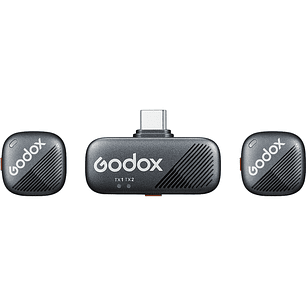 Godox Cube-SC Kit2 Micrófono Inalámbrico Doble Usb-C