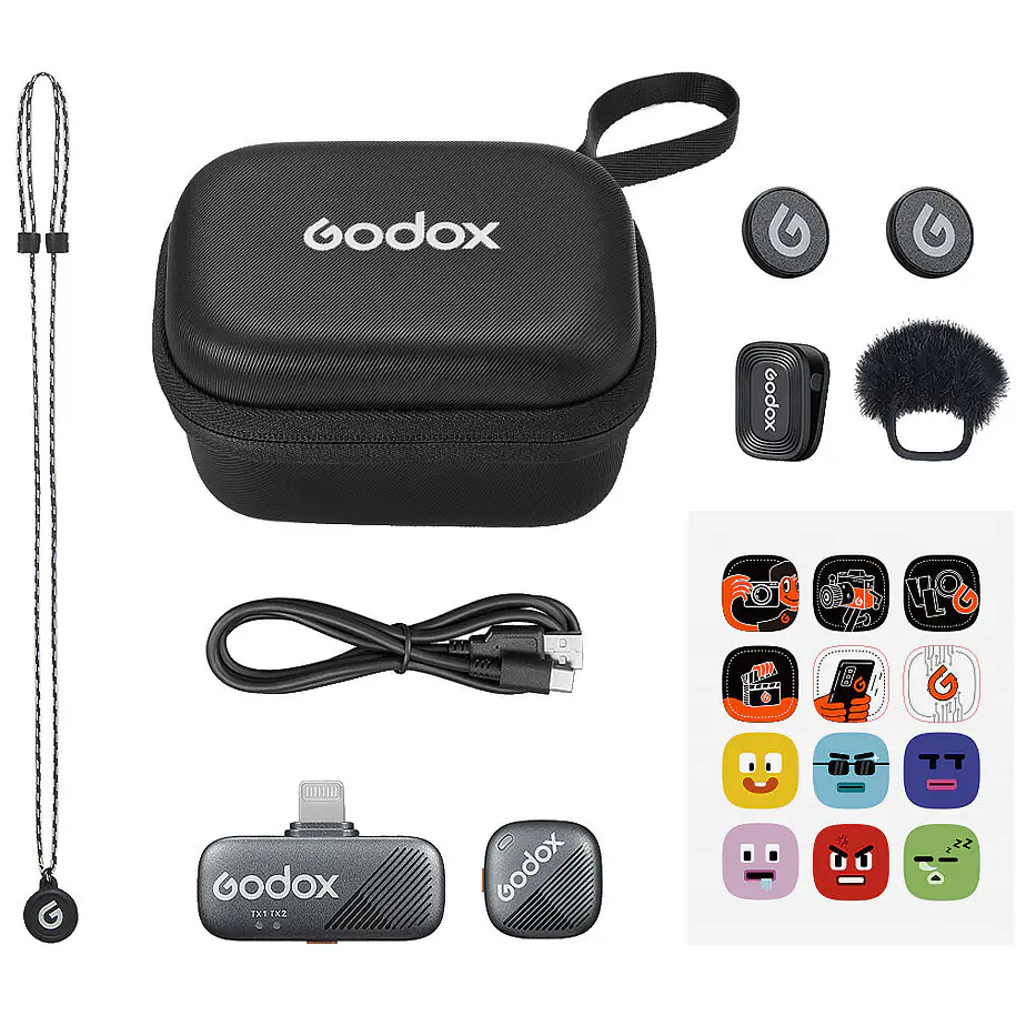 Godox Cube-SL Kit 1 Micrófono Inalámbrico Conector lightning 2
