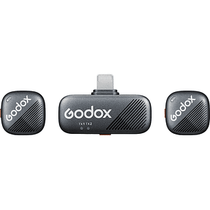 Godox Cube-SL Kit 2 Micrófono Inalámbrico Doble Con Conector lightning
