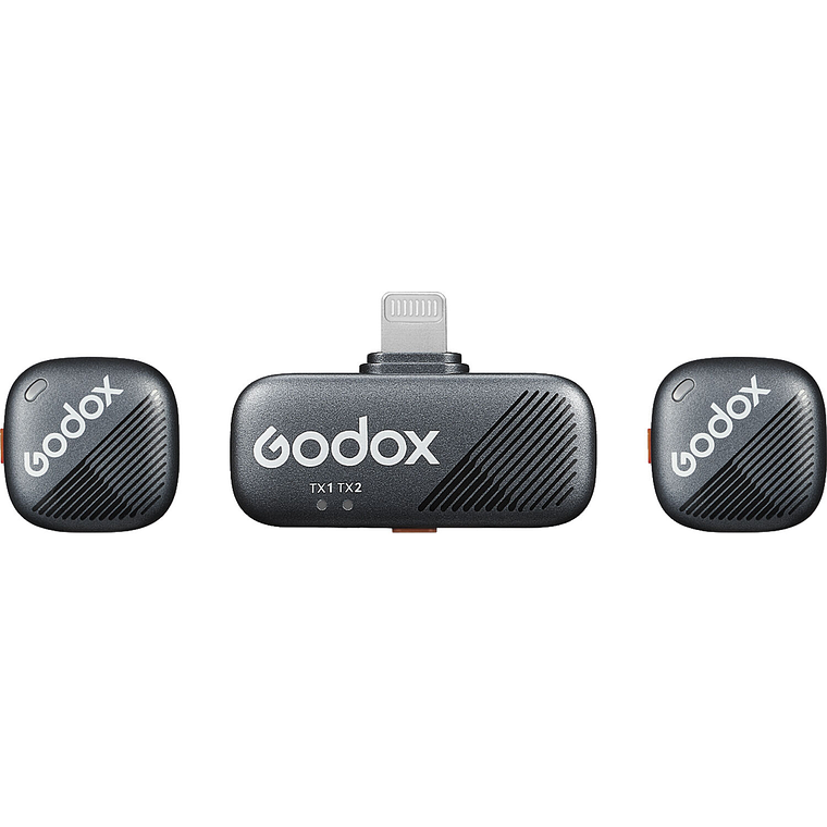 Godox Cube-SL Kit 2 Micrófono Inalámbrico Doble Con Conector lightning 1