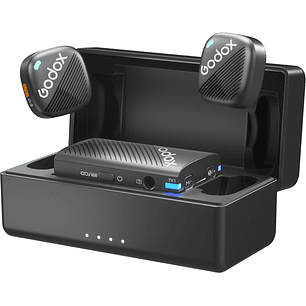 Godox Cube-C Combo Kit 1 Micrófono Doble Para Cámaras y USB-C