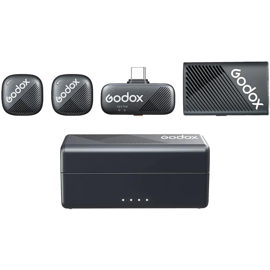 Godox Cube-C Combo Kit 1 Micrófono Doble Para Cámaras y USB-C 27