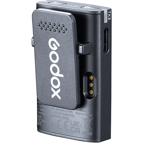 Godox Cube-C Combo Kit 2 Micrófono Doble Para Cámaras, USB-C y Lightning 7