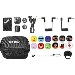 Godox Cube-C Kit 1 Micrófono Inalámbrico Para Cámaras y USB-C