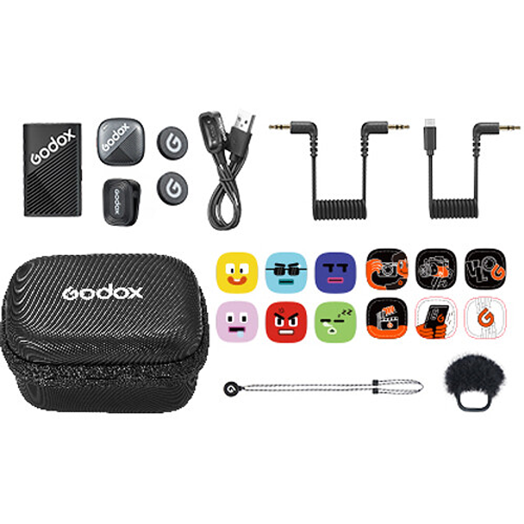 Godox Cube-C Kit 1 Micrófono Inalámbrico Para Cámaras y USB-C 1