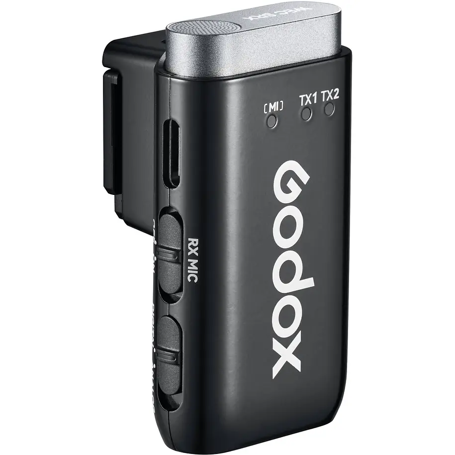 Godox WEC-S Kit 2 Micrófono Doble Para Cámaras Sony y Dispositivos Móviles 3