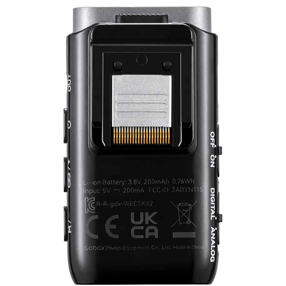 Godox WEC-S Kit 2 Micrófono Doble Para Cámaras Sony y Dispositivos Móviles 6
