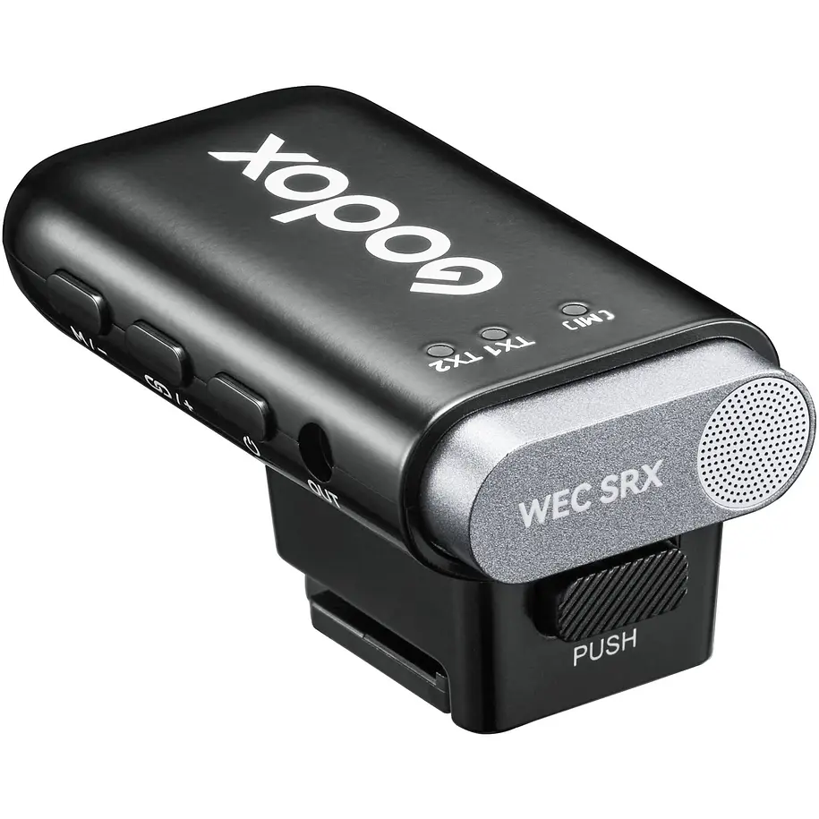 Godox WEC-S Kit 2 Micrófono Doble Para Cámaras Sony y Dispositivos Móviles 8