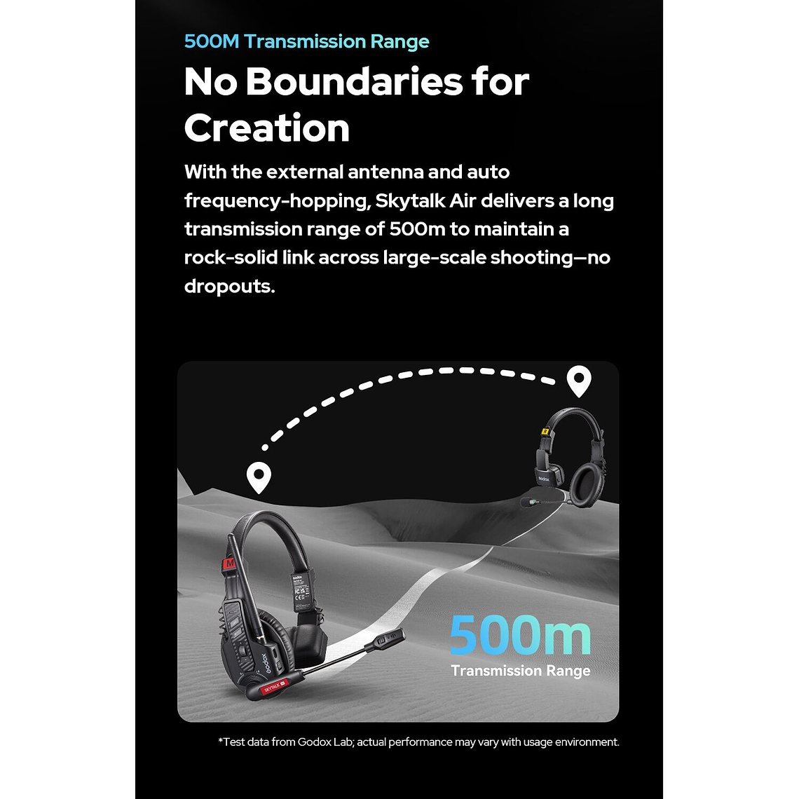 Godox SkyTalk Air 5S Sistema de Intercomunicación Inalámbrico Para 5 Personas 9