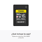 Sony Tarjeta de memoria 960 GB CFexpress Tipo A de la serie CEA-G - Miniatura 3