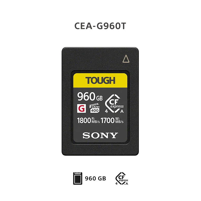 Sony Tarjeta de memoria 960 GB CFexpress Tipo A de la serie CEA-G 4
