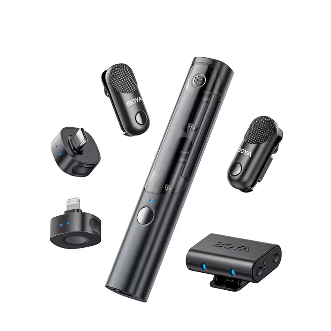 Boya BY-BOYA MAGIC 02 Mini Micrófono Inalámbric Transformable Al-Powered 1
