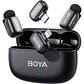 Boya BOYAMINI 2-01 Sistema de Micrófono Inalámbrico para 2 Personas (Lightning y USB-C con Caja de Carga) Negro Mate - Miniatura 1