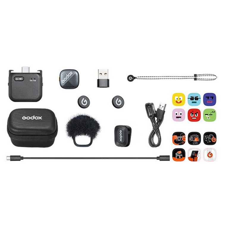 Godox Cube-OP3 Kit 1 Micrófono Inalámbrico Para Osmo Pocket  Hasta 200 metros 1