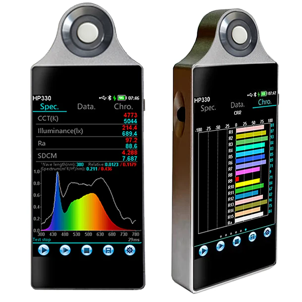 LCE HP330P   Luxómetro Espectral Analizador de Espectro Lumínico Kelvinómetro 1