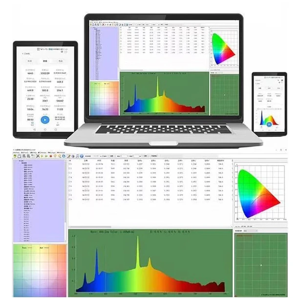 LCE HP330P   Luxómetro Espectral Analizador de Espectro Lumínico Kelvinómetro 6