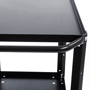 Conecarts Carro Para Equipos Audiovisuales de 2 Estantes Soporta Hasta 200 Kilos