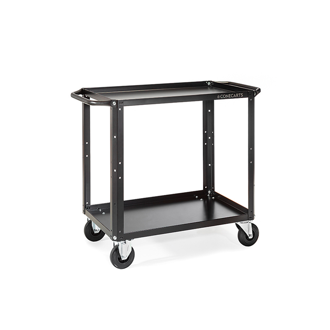 Conecarts Carro Para Equipos Audiovisuales de 2 Estantes Soporta Hasta 200 Kilos 8