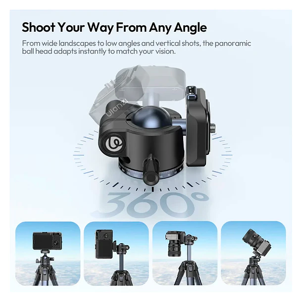 Ulanzi Ombra II Traveler Trípode Liviano Para Fotografía - T156 5