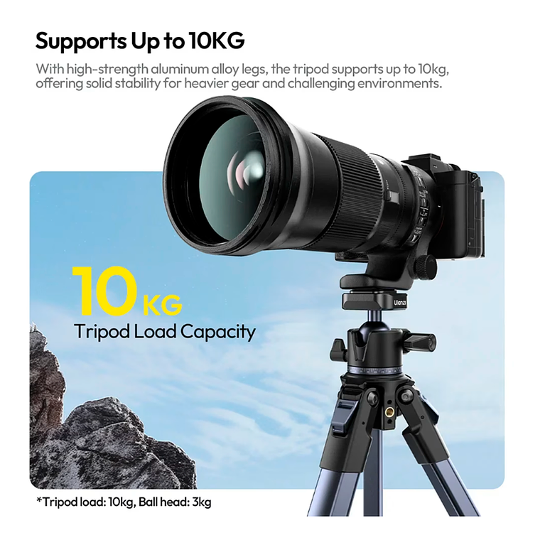 Ulanzi Ombra II Traveler Trípode Liviano Para Fotografía - T156 3