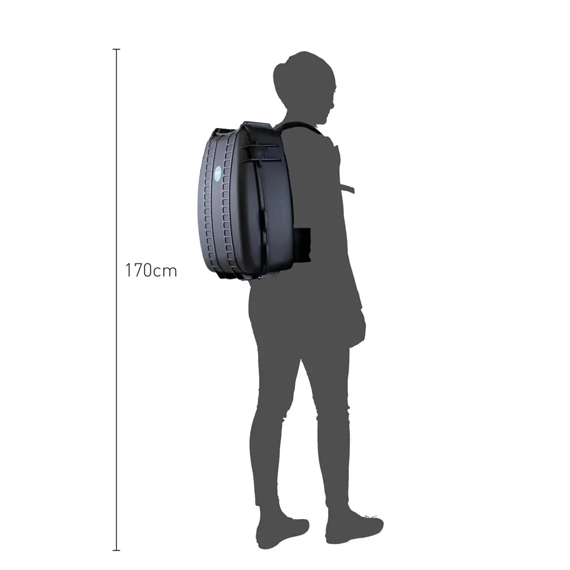 HPRC 3500 Mochila Impermeable y Resistente a Golpes Color Negro 4