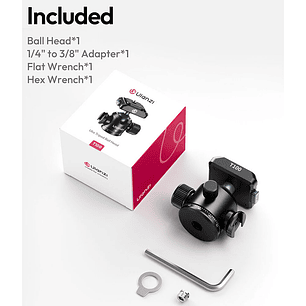 Ulanzi T100 UKA Cabezal de Bola Con Liberación Rápida   C062