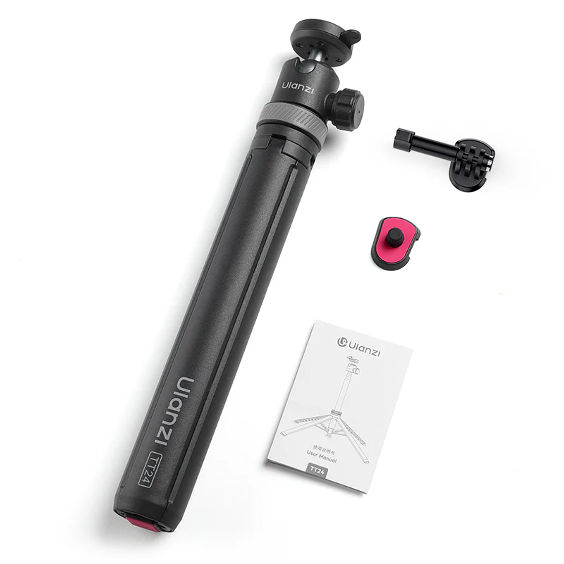 Ulanzi TT24 Cka Barra Selfie y Mini Trípode Con Galleta Desmontable S044 4