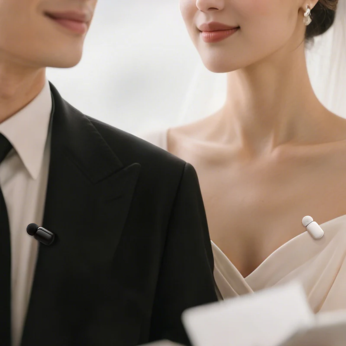 Ulanzi A200 Mini Micrófono Lavalier Doble USB-C A046 Negro 7