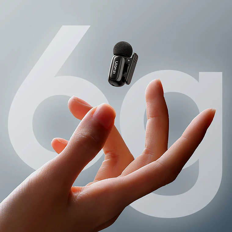 Ulanzi A200 Mini Micrófono Lavalier Doble USB-C A046 Negro 14