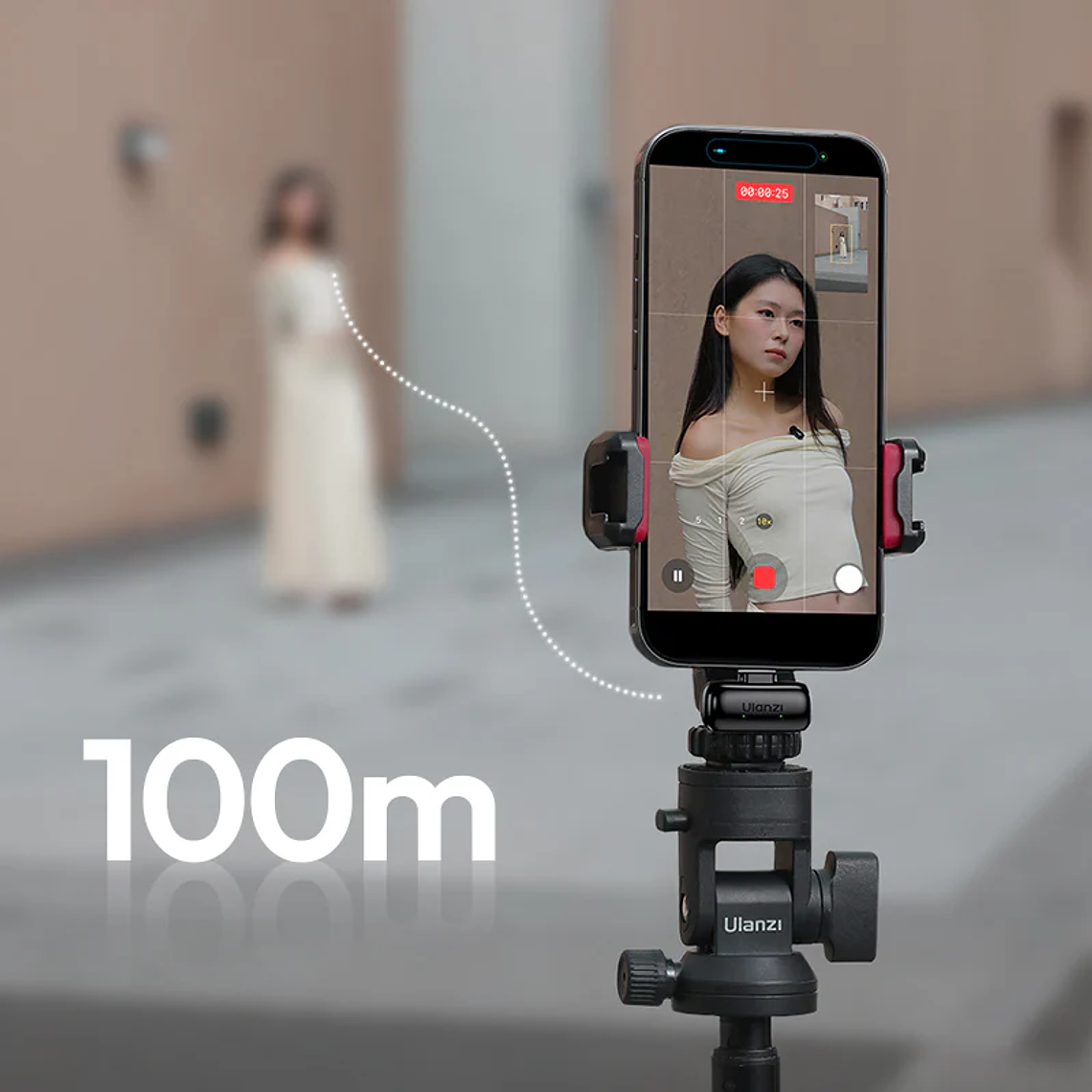 Ulanzi A200 Mini Micrófono Lavalier Doble USB-C A046 Negro 17