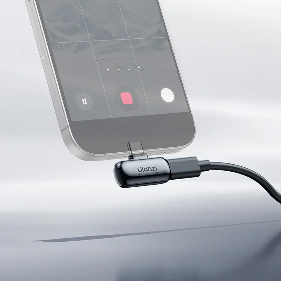 Ulanzi A200 Mini Micrófono Lavalier Doble USB-C A046 Negro 22