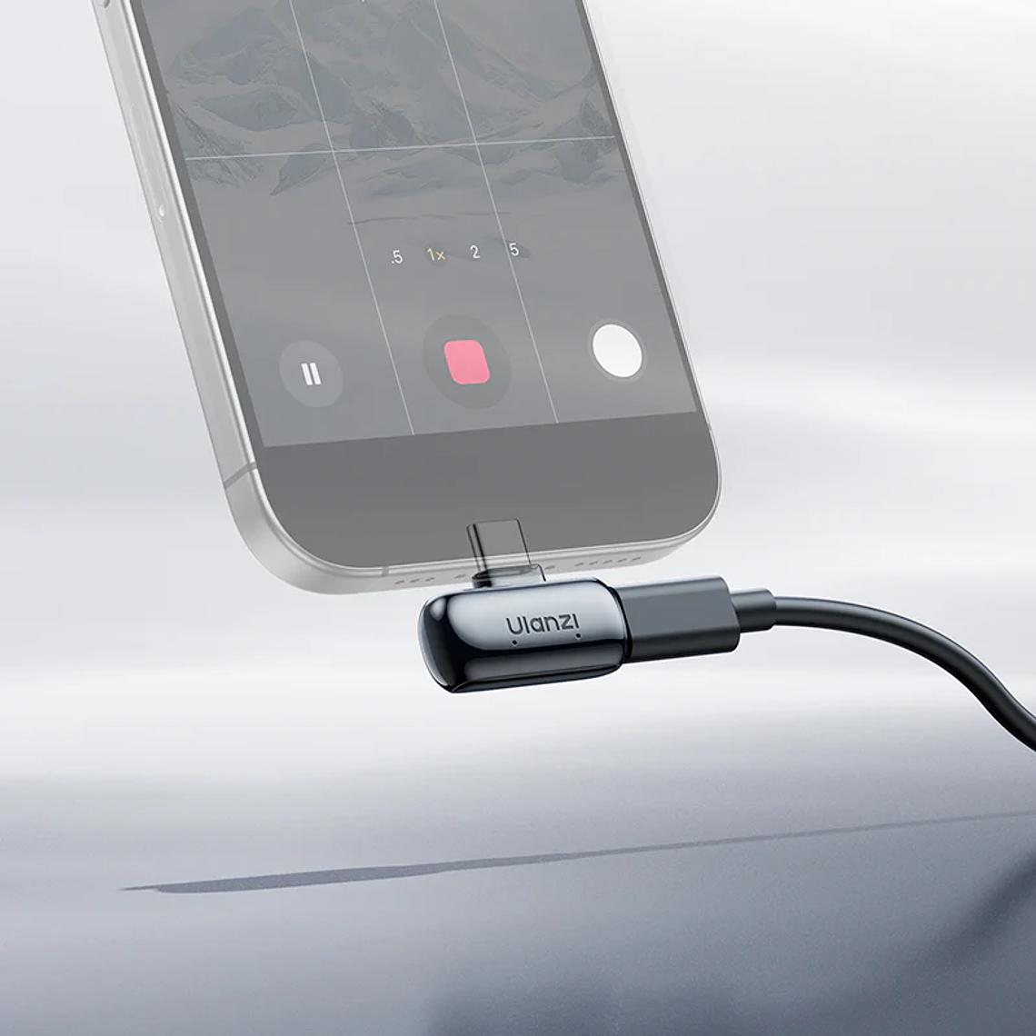 Ulanzi A200 Mini Micrófono Lavalier Doble USB-C A046 Negro 22