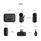 Ulanzi A200 Mini Micrófono Lavalier Doble USB-C A046 Negro - Miniatura 23