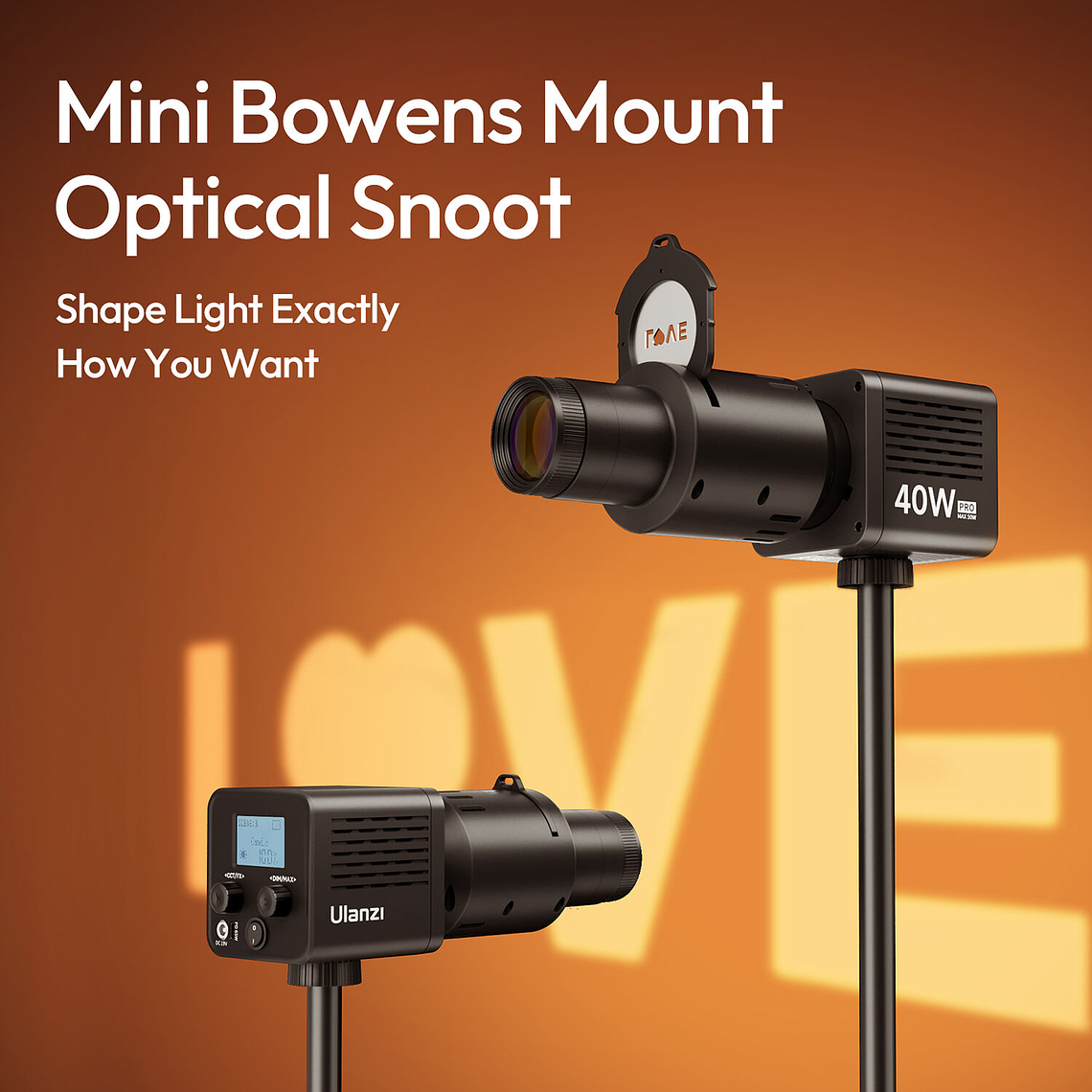 Ulanzi LAS007 Optical Snoot Montura Mini Bowens  L077 6