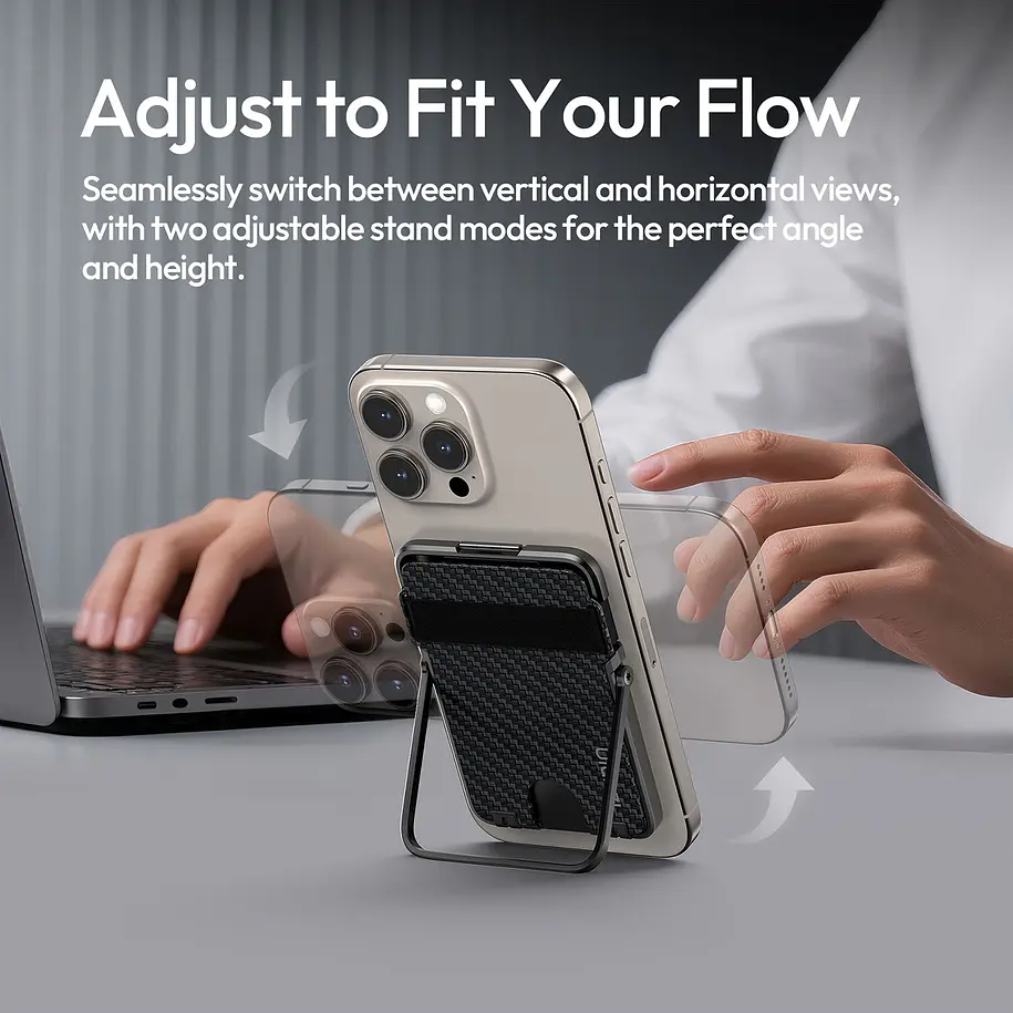 Ulanzi ML25 MagLock Card Holder Soporte Para Teléfonos Multifuncional M095 13
