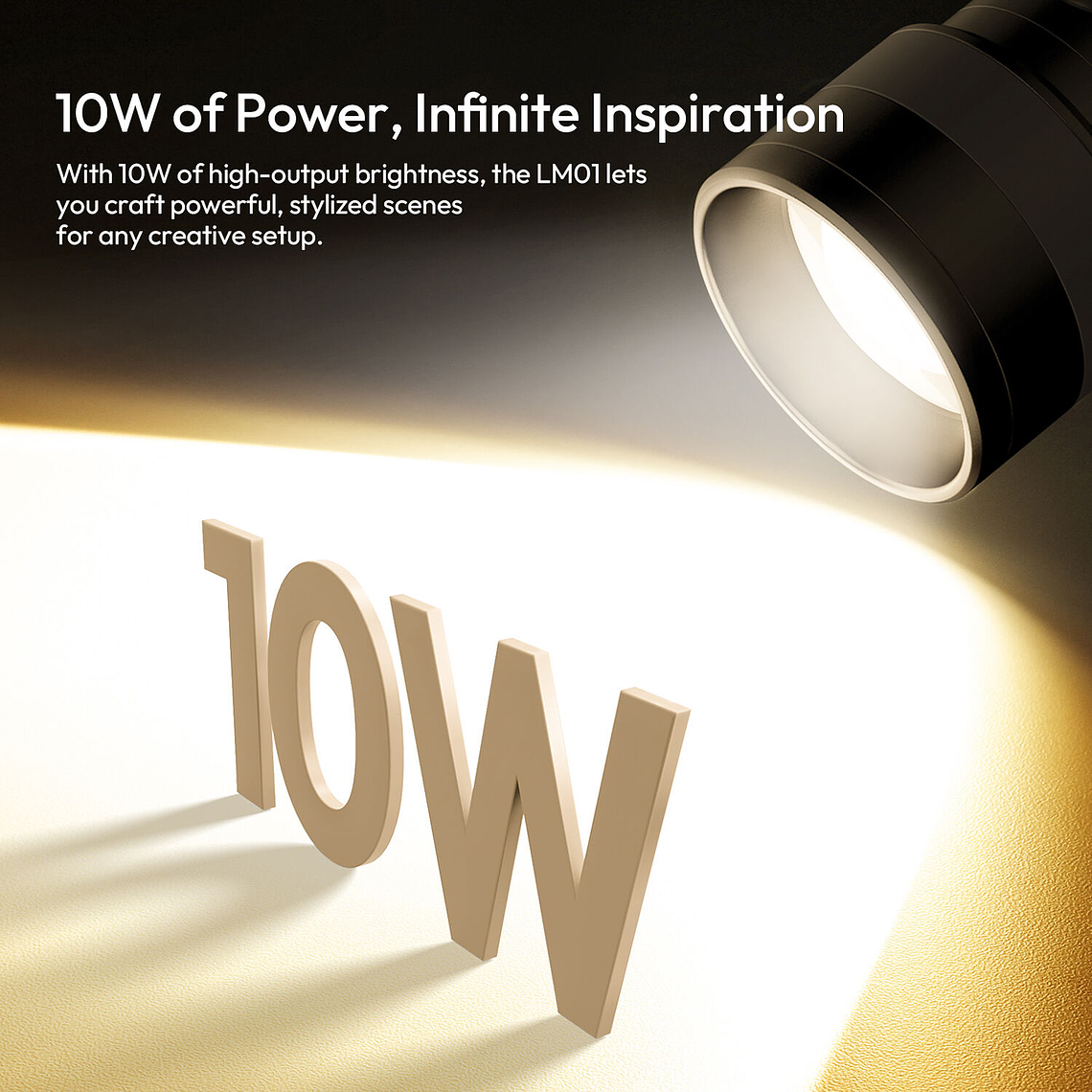 Ulanzi LM01 Photography Luz Led Recargable Con Proyector de Gobos L219 13