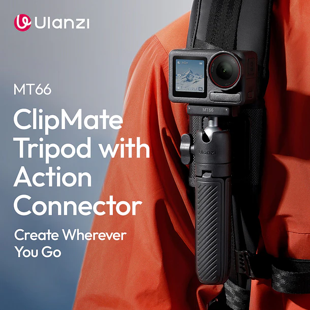 Ulanzi MT66 ClipMate Trípode Con Acople Rápido Para  DJI Action  S041 23