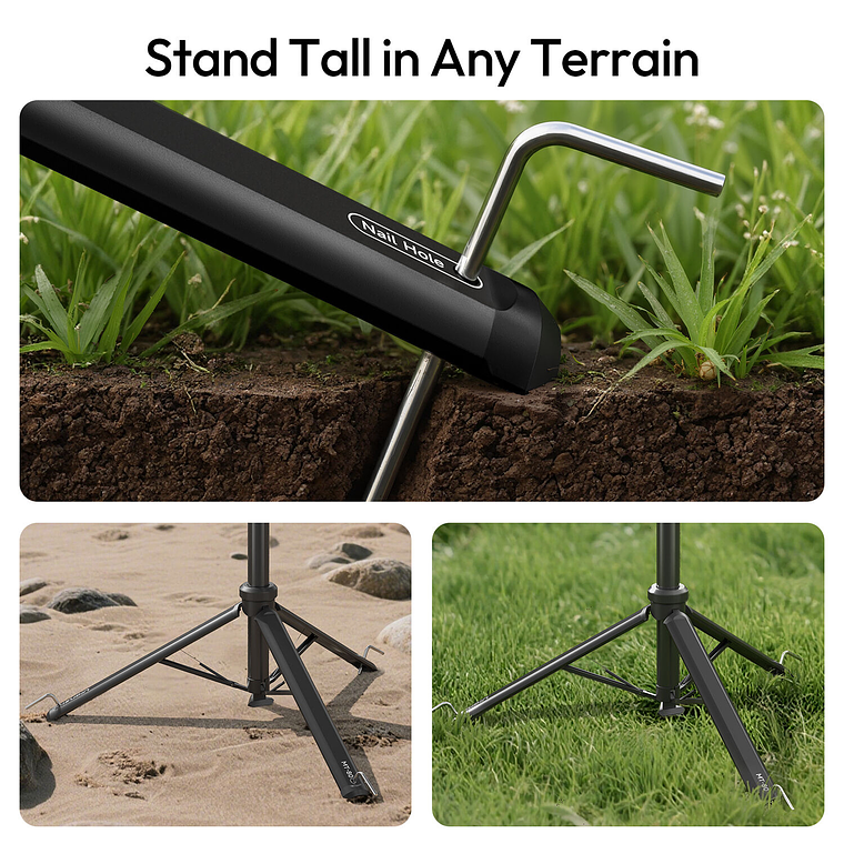 Ulanzi MT-80 Auto-Open Trípode de 2,1 Metros de Altura T171A 22