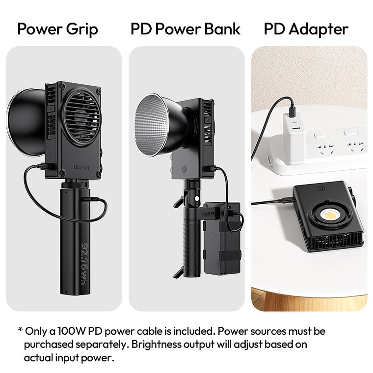 Ulanzi C01 100W COB Luz Led Con Montura Mini Bowens Para Accesorios L099 14