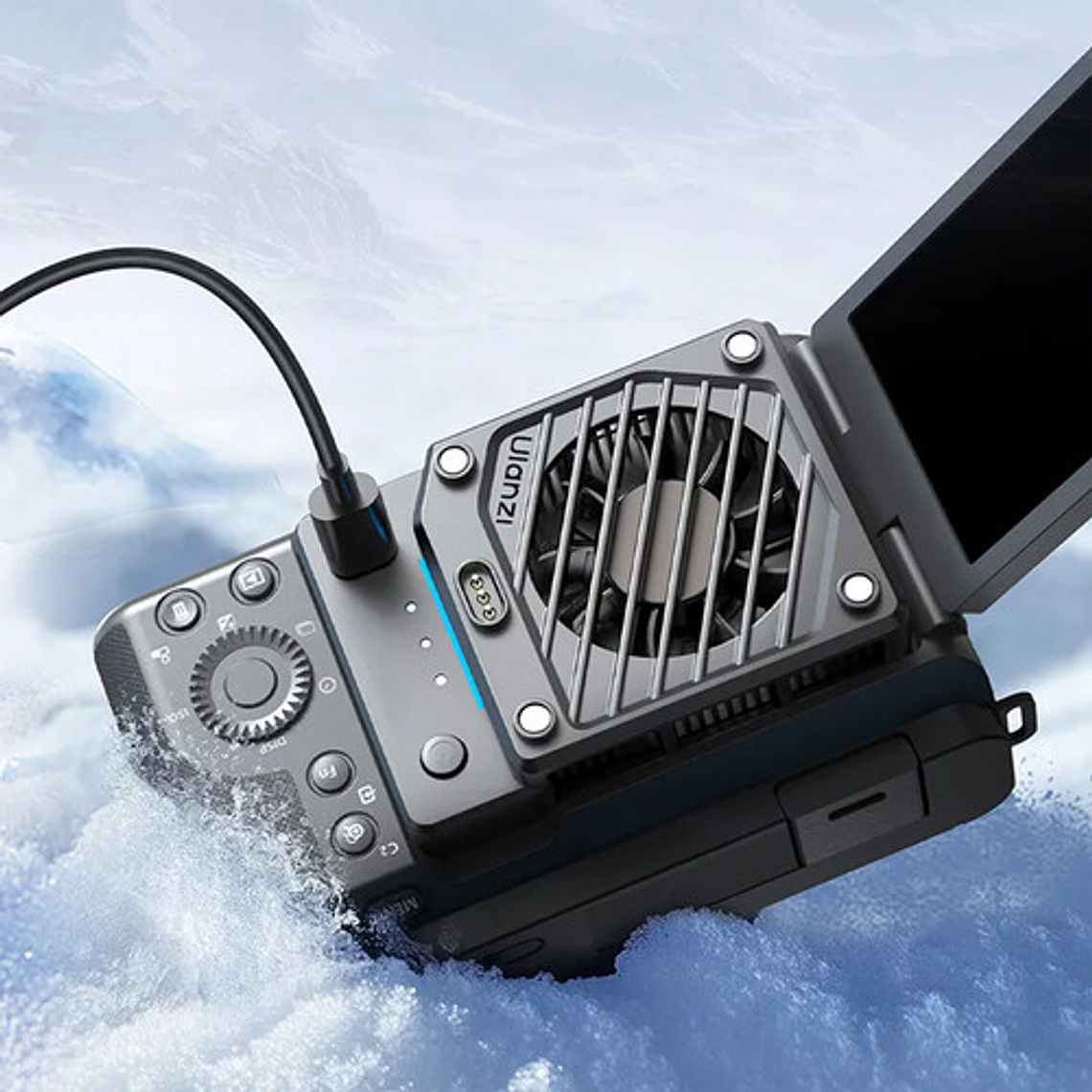 Ulanzi CU01 Semiconductor Termostático Enfriador de Cámaras Con Batería Compatible Con Algunos Modelos de Cámara C045 8