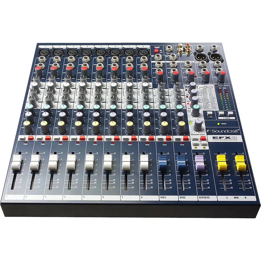 Soundcraft EFX8 8-Canales Mixer Con Lexicon Effects 1